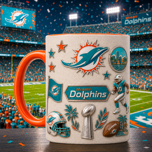 MIA x NFL Premium Fan Pride Mug