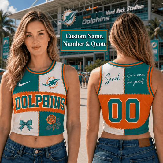 MIA x NFL Premium Women Croptop Tank Top
