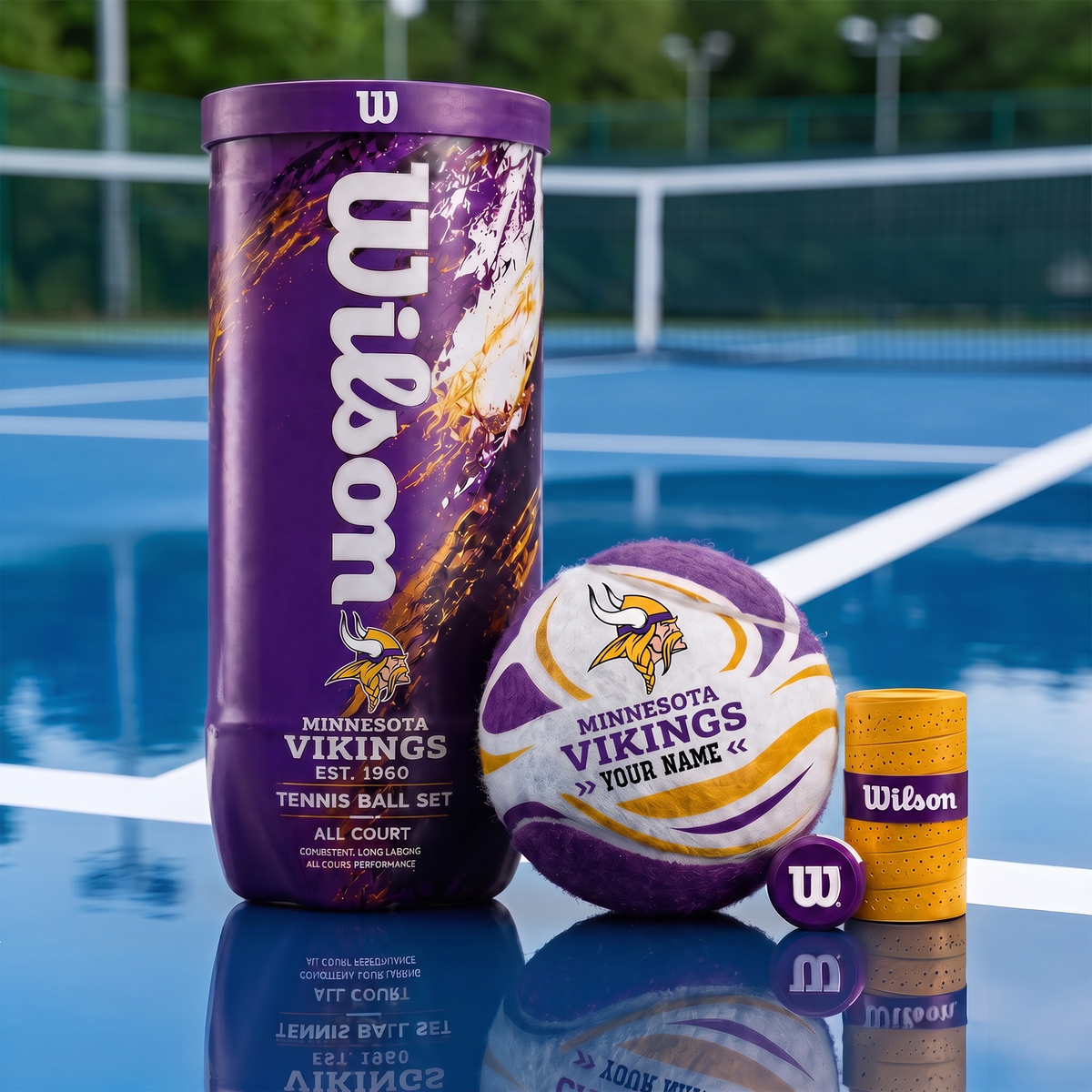 MIN X PREMIUM NFL EXCLUSIVE PERSONALIZED TENNIS BALL SET