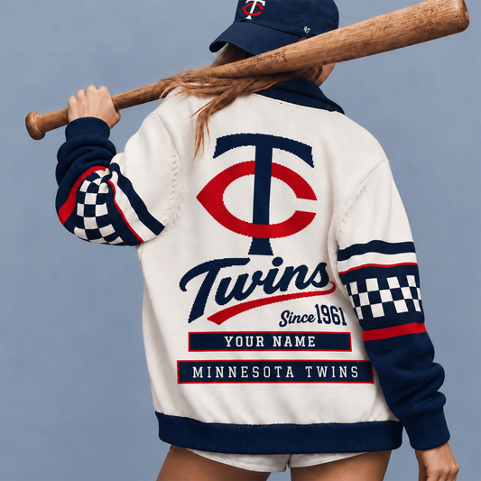 MT X MLB Premium Cardigan Jaket Personalized Gift For Fan Baseball Men Women - Limited Edition
