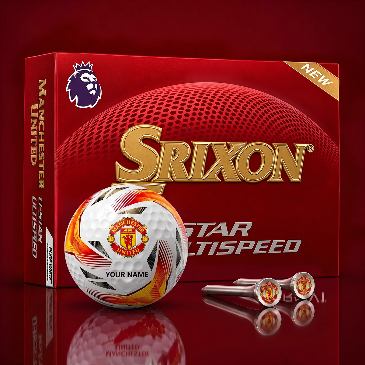 MU_EPL Football Fan Signature Golf Ball Set Personalized Edition