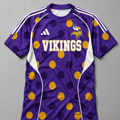 MV Premium NFL Game Day Polka Dot Sports Jersey Shirt