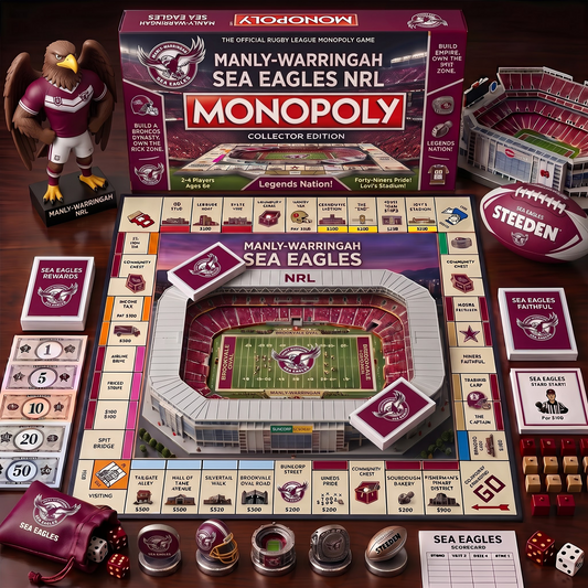 MW_MONOPOLY NRL DELUXE SPORTS BOARD GAME PREMIUM COLLECTOR EDITION