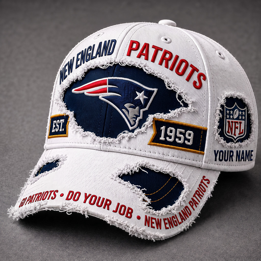 NE X Premium NFL Classic Distressed Snapback Cap