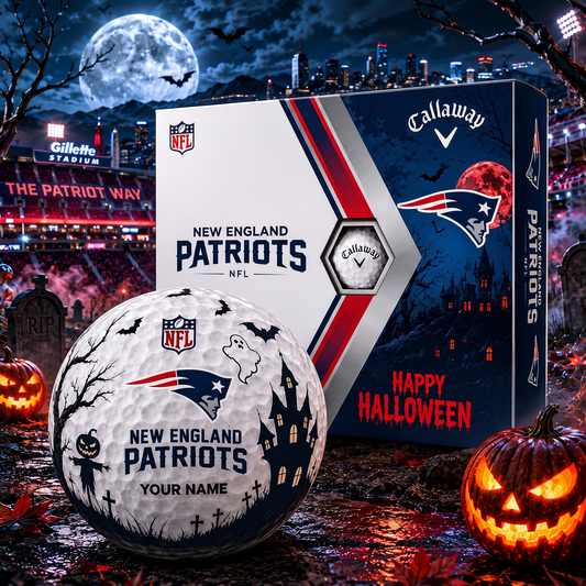 NE X Premium NFL Halloween Golf Ball Limited Edition V2 1208