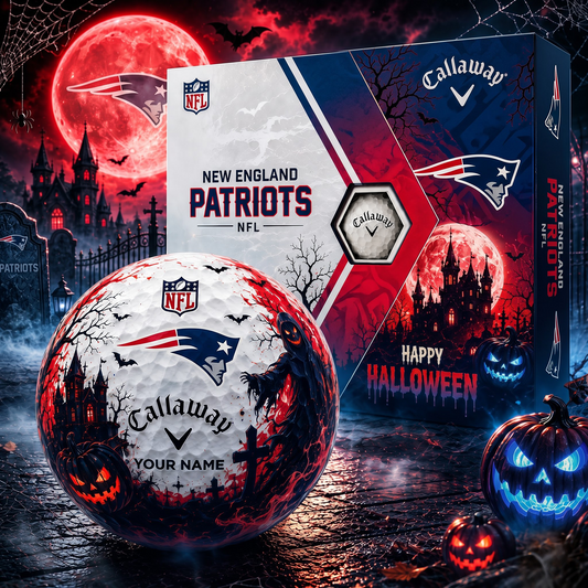NE X Premium NFL Halloween Golf Ball Limited Edition V3