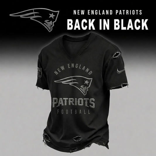 NEP x NFL Back In Black V-neck Shirt 290626