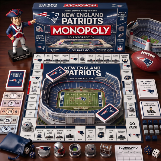 NEP_MONOPOLY NFL DELUXE SPORTS BOARD GAME PREMIUM COLLECTOR EDITION