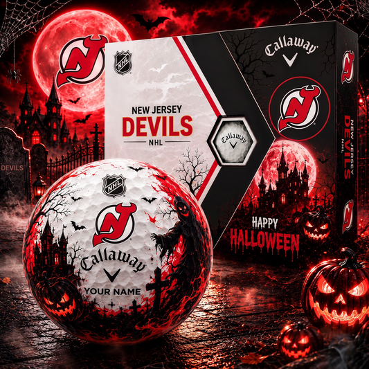 NJD X Premium NHL Halloween Golf Ball Limited Edition V3