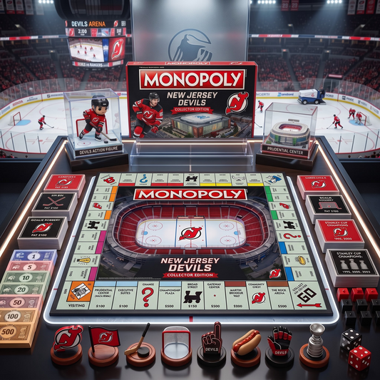 NJD_PREMIUM MONOPOLY NHL COLLECTOR’S EDITION BOARD GAME