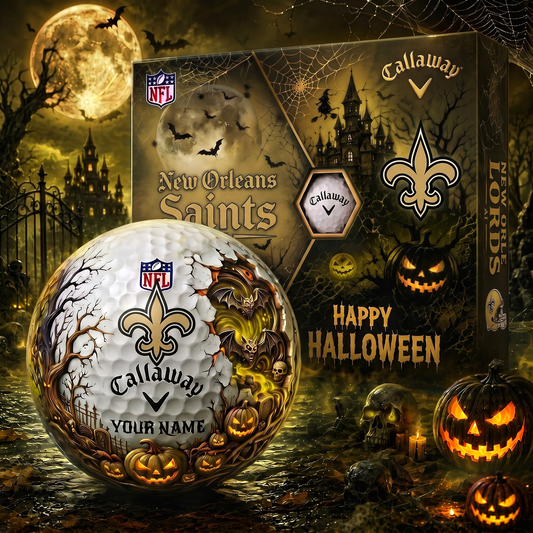 NOS_Premium NFL Halloween Golf Ball Limited Edition V4