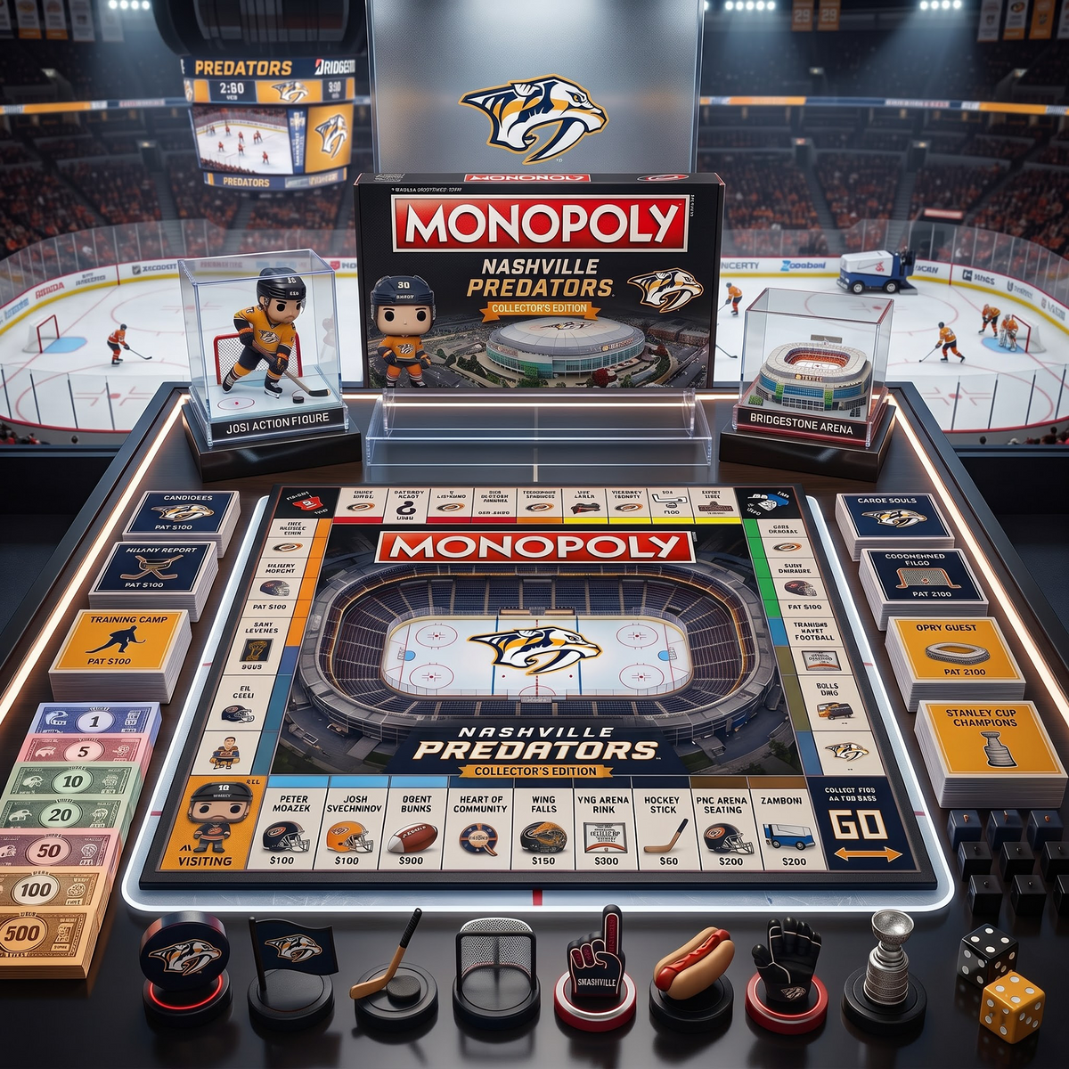 NP_PREMIUM MONOPOLY NHL COLLECTOR’S EDITION BOARD GAME