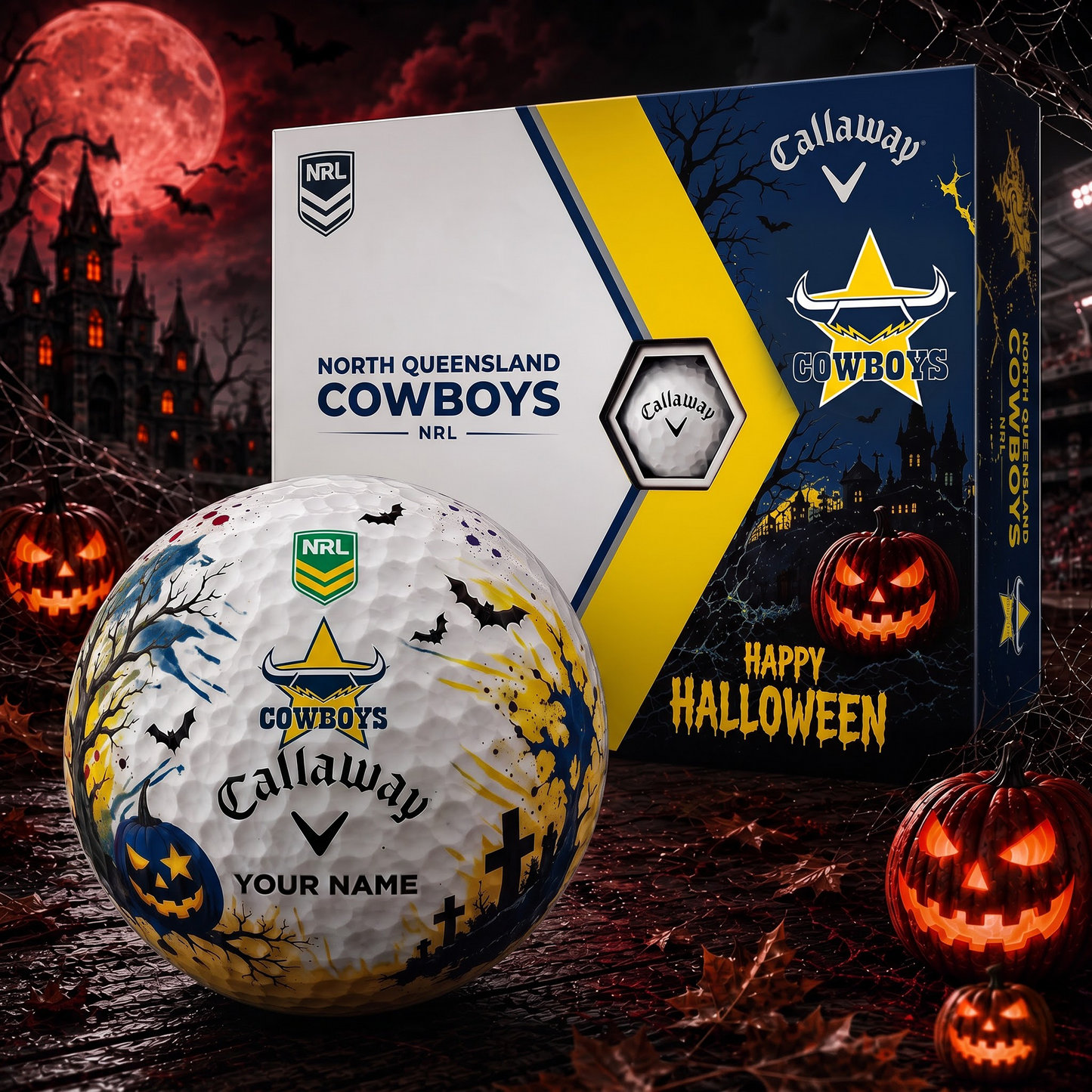 NQC_Premium NRL Halloween Golf Ball Limited Edition