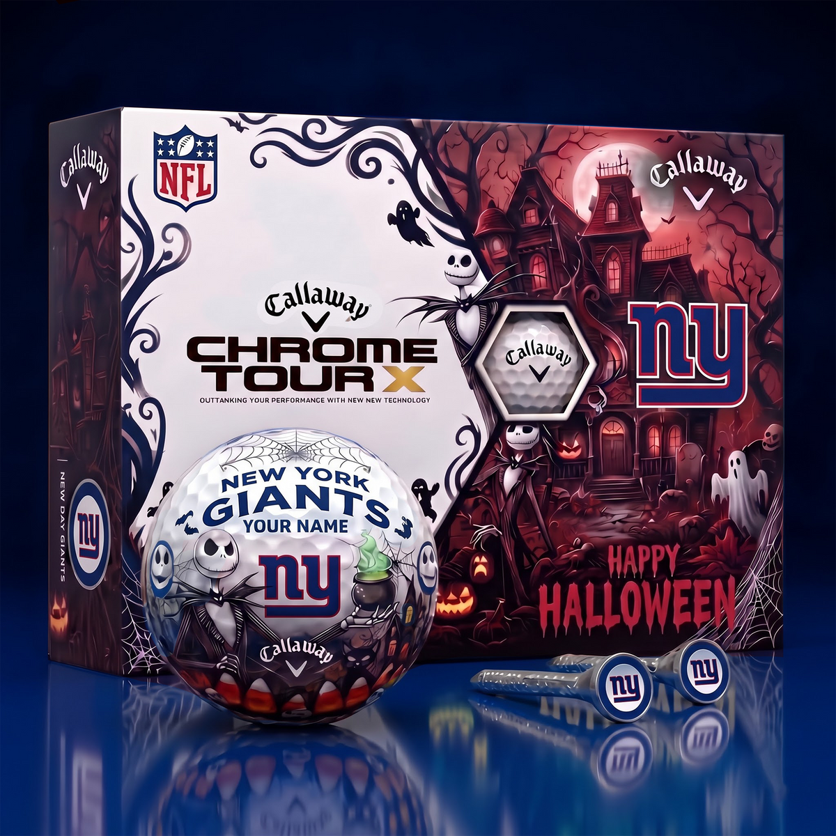NYG x NFL Halloween Horror Golf Ball Set – Personalized Edition