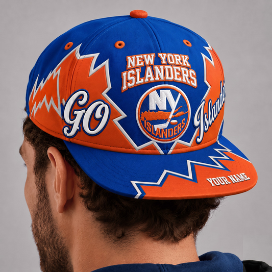 NYI X NHL Premium Snapback CapPersonalized Gift For Fan Hockey Men Women