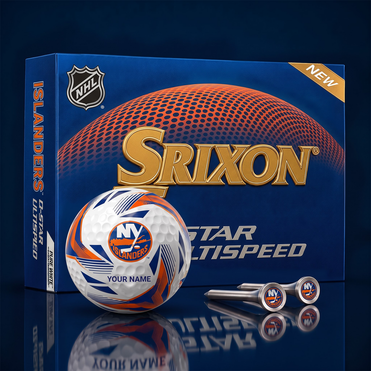 NYI_NHL  Fan Signature Golf Ball Set  Personalized Edition