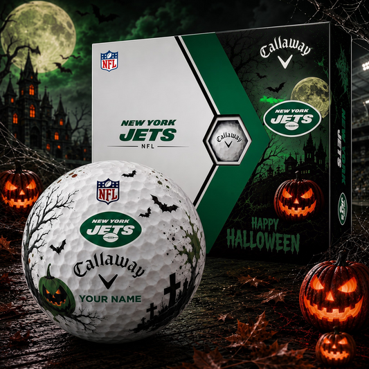NYJ X Premium NFL Halloween Golf Ball Limited Edition