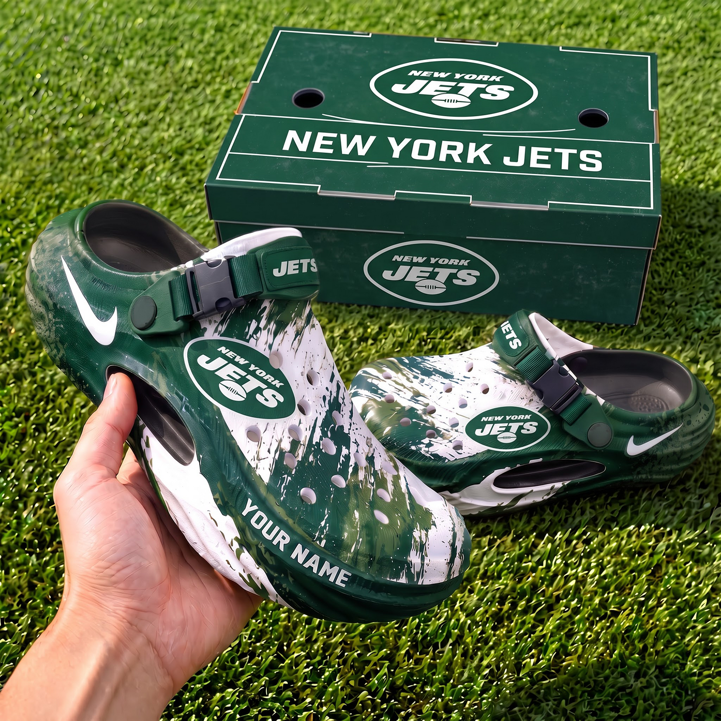 NYJ_NFL Summer Slippers for Men