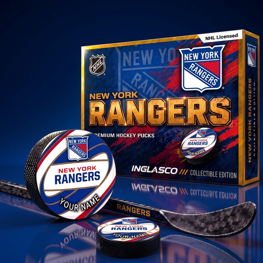 NYR_NHL Premium Hockey Pucks