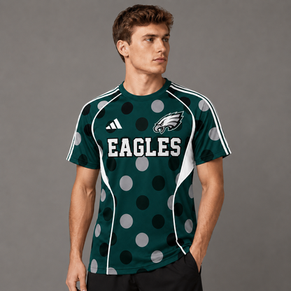 PE Premium NFL Game Day Polka Dot Sports Jersey Shirt
