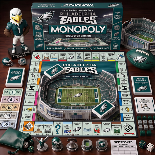 PE_MONOPOLY NFL DELUXE SPORTS BOARD GAME PREMIUM COLLECTOR EDITION
