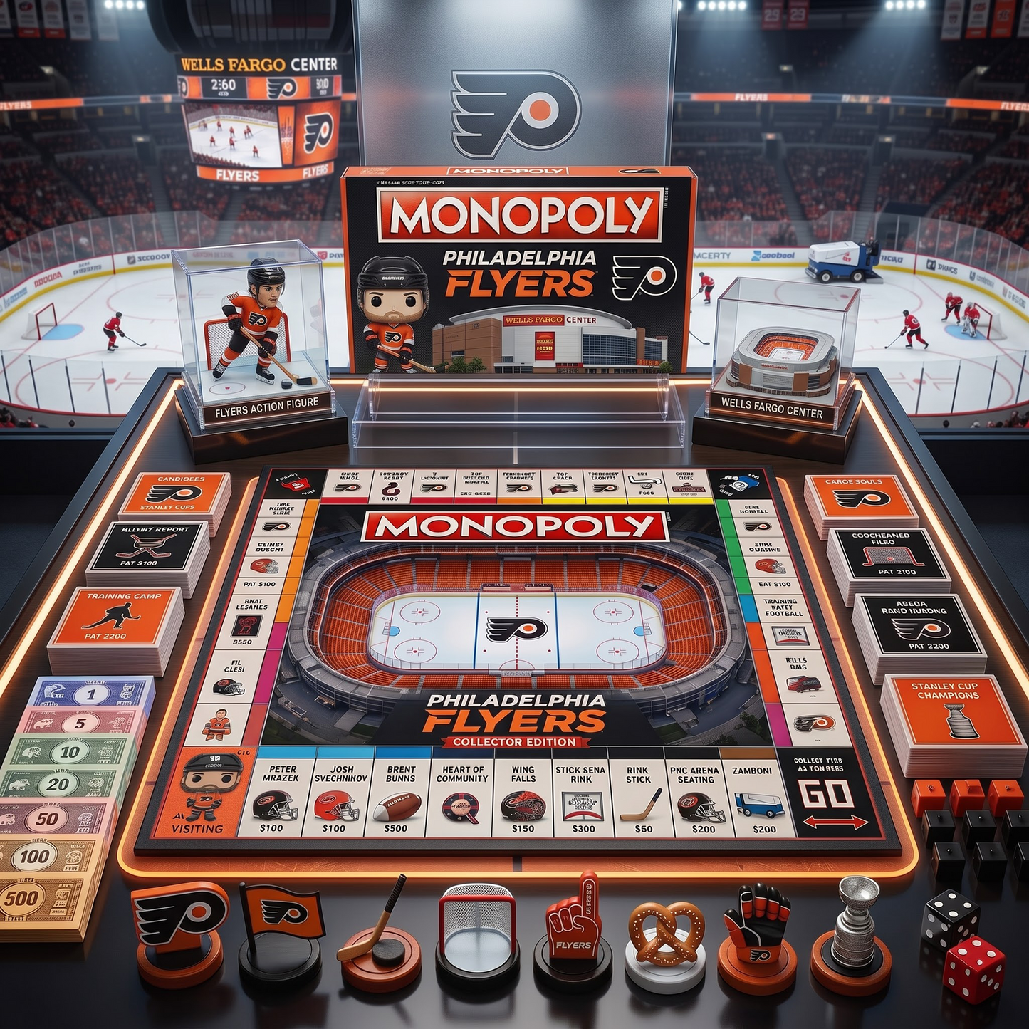 PF_PREMIUM MONOPOLY NHL COLLECTOR’S EDITION BOARD GAME