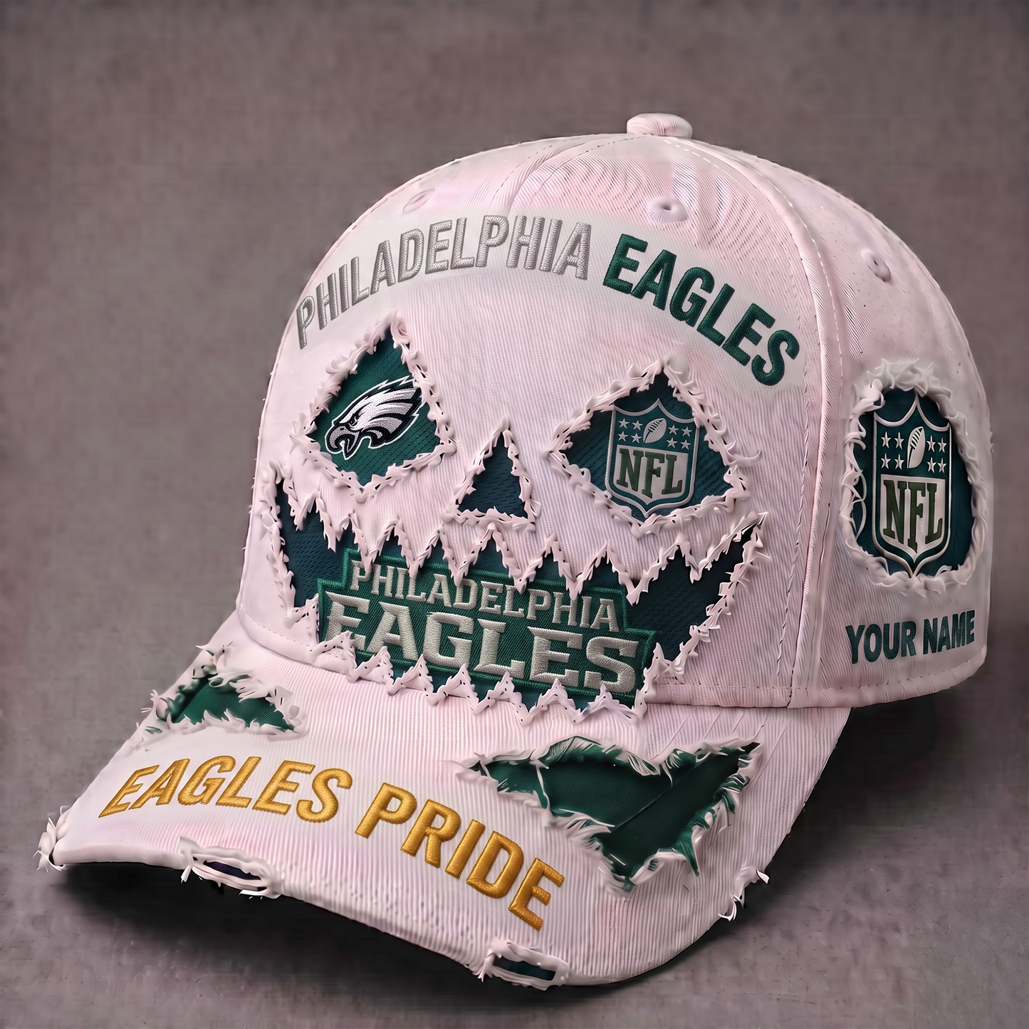 PHI X NFL Desert Pride Premium Embroidered Cap