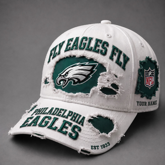 PHI X NFL PREMIUM PERSONALIZED CAP FOR GAME DAY