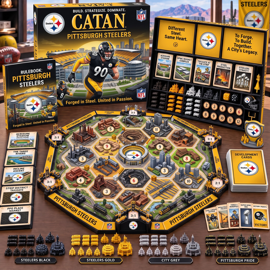 PIT X NFL Premium Strategy Board Game