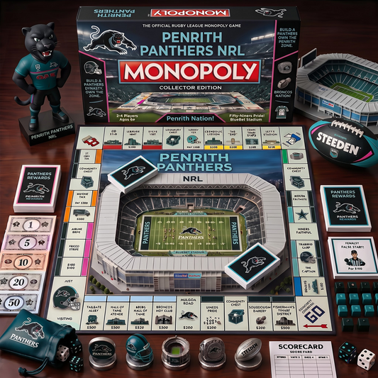 PP_MONOPOLY NRL DELUXE SPORTS BOARD GAME PREMIUM COLLECTOR EDITION