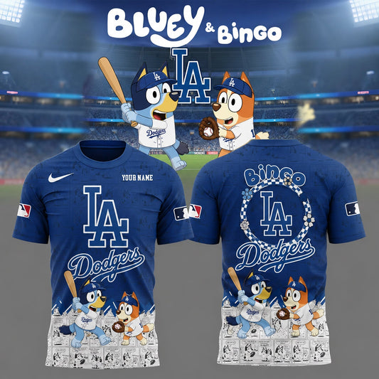 PREMIUM MLB X LAD Bluey & Bingo Comic Shirt NDT NHM 260526