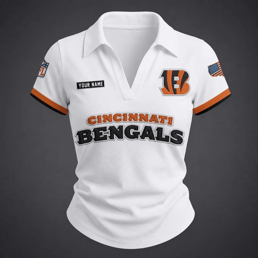 PREMIUM NFL X CIN Women�???s Collared Shirt FOR SUMMER HOLIDAY NDT VHM 090626