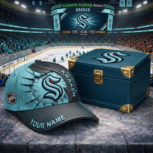PREMIUM NHL X SK CRACK CUSTOM NAME HAT NDT NHM 140426