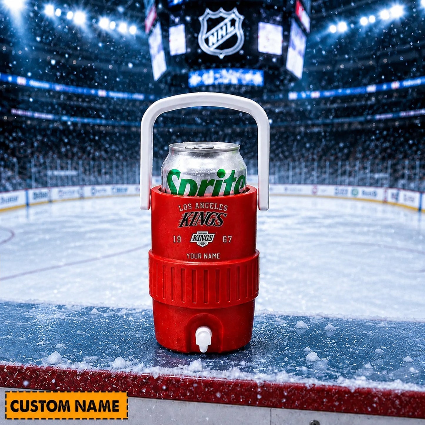 PREMIUM NHL X LAK Retro Mini Cooler Can Holder Custom Name Gifts For Fan NDT NHM 240526