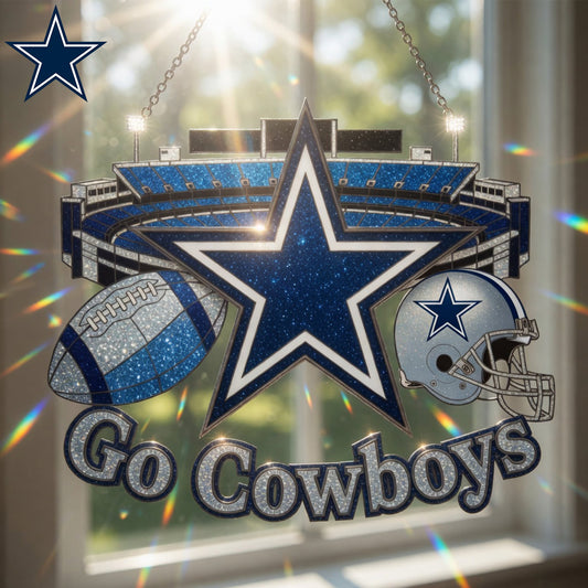 Premium NFL x DAL Game Day Suncatcher NDT LVH 210426