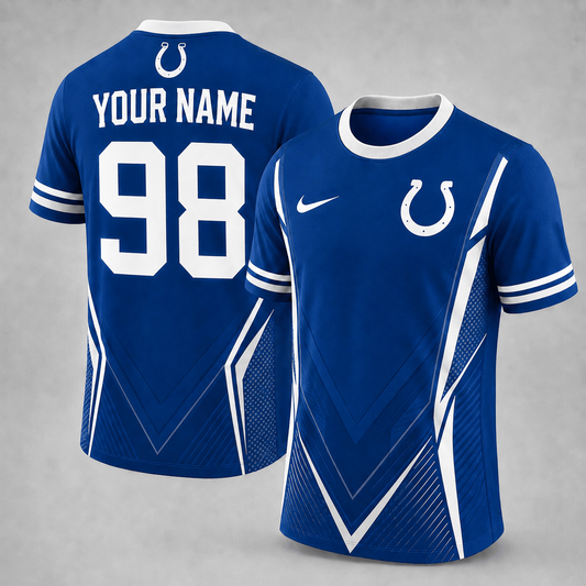 Premium NFL x IND Custom Name Number Personalized Athletic T-Shirt 220626