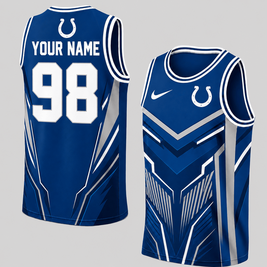 Premium NFL x IND Personalized Football Fan Tank Top Custom Name Number Sport Shirt 220626