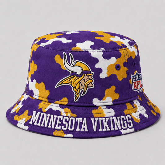 Premium NFL x MIN Camo Bucket Hat
