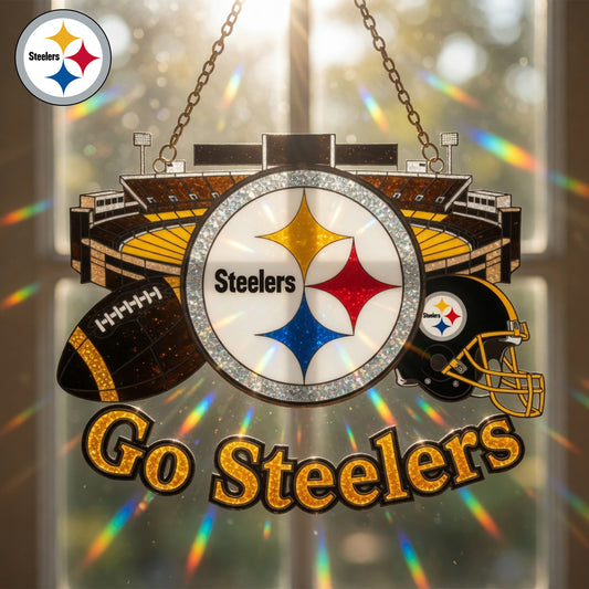 Premium NFL x PIT Game Day Suncatcher NDT LVH 210426