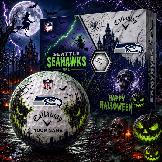 SEA X Premium NFL Halloween Golf Ball Limited Edition V2