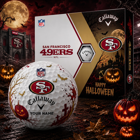 SF X Premium NFL Halloween Golf Ball Limited Edition