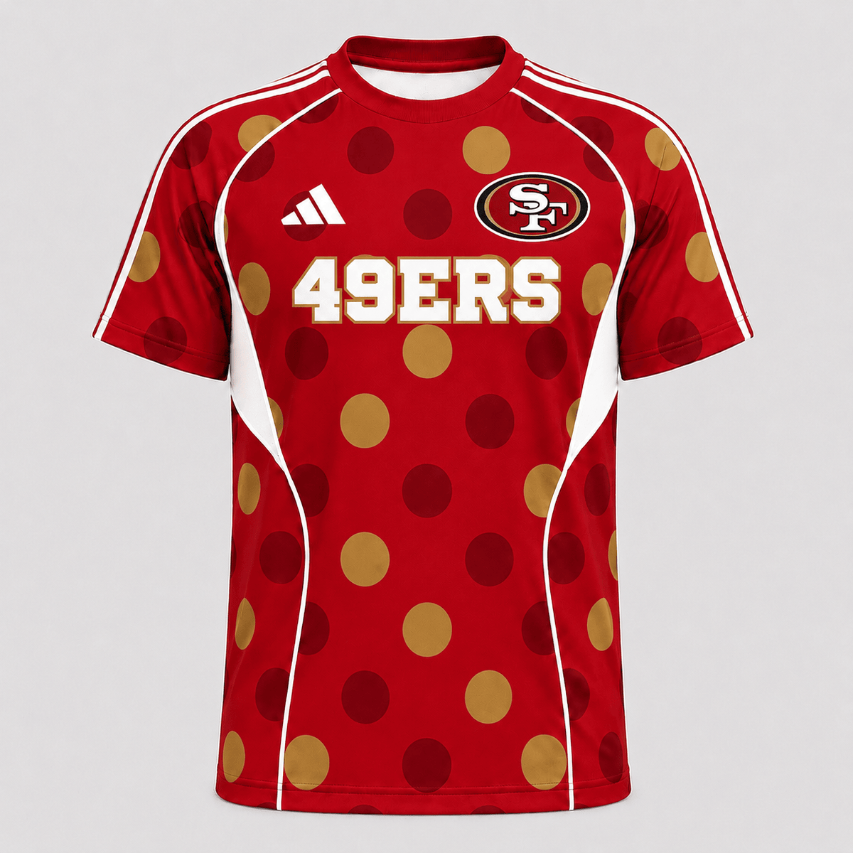 SF49 Premium NFL Game Day Polka Dot Sports Jersey Shirt