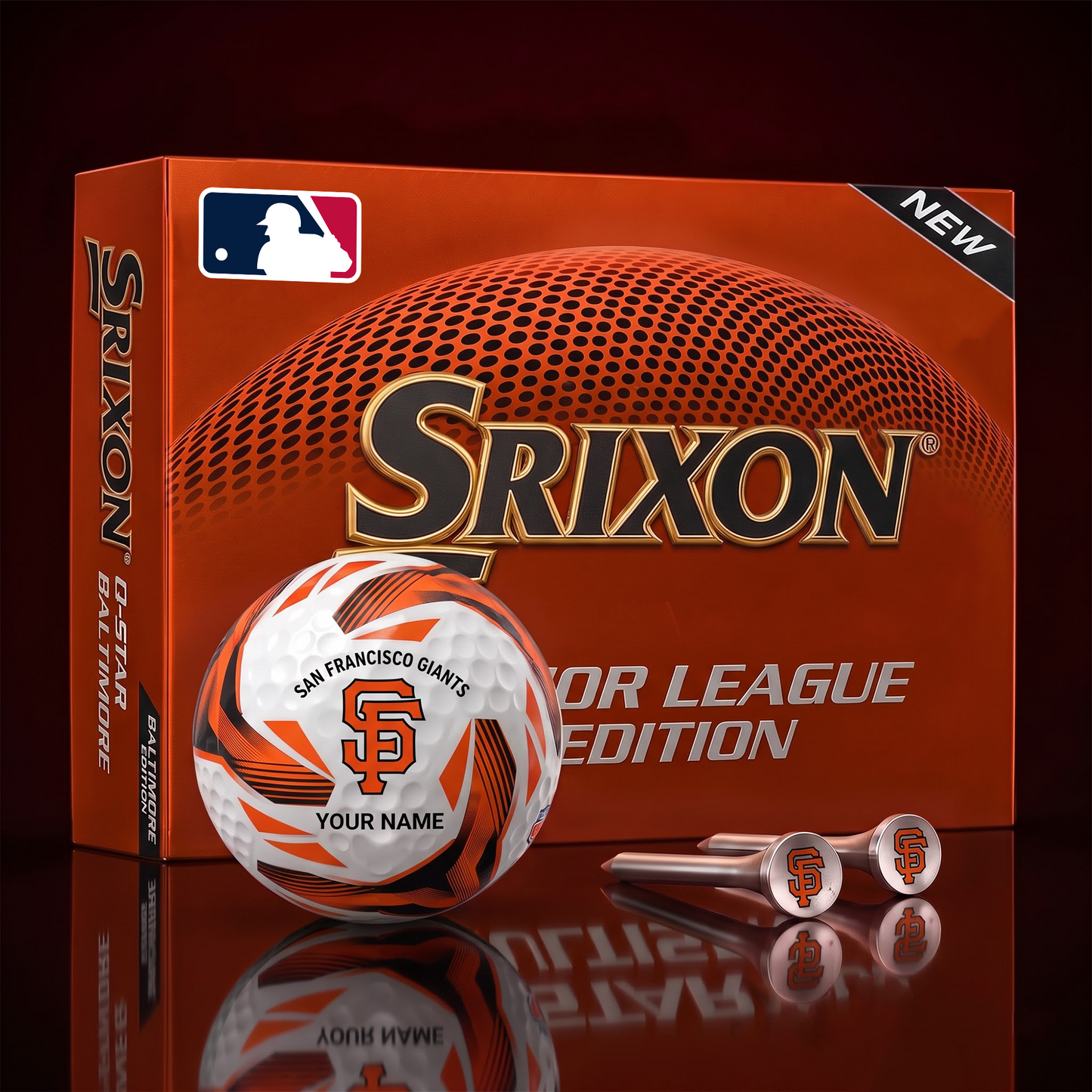 SFG x MLB Football Fan Signature Golf Ball Set Personalized Edition