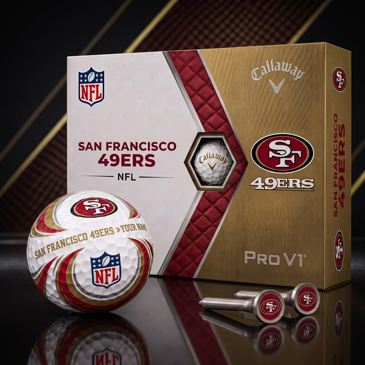 SF_PREMIUM NFL PERSONALIZED PRO V2 GOLF BALL SET COLLECTOR EDITION 1808