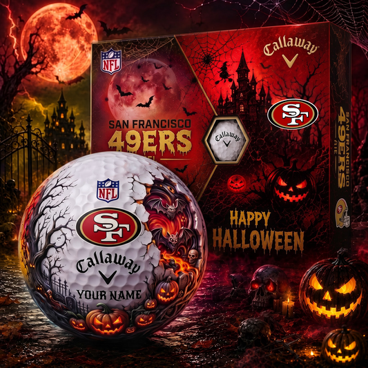 SF_Premium NFL Halloween Golf Ball Limited Edition V4