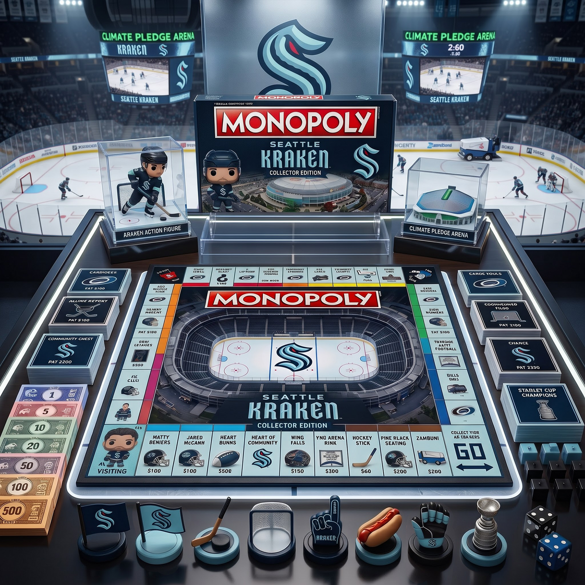 SK_PREMIUM MONOPOLY NHL COLLECTOR’S EDITION BOARD GAME
