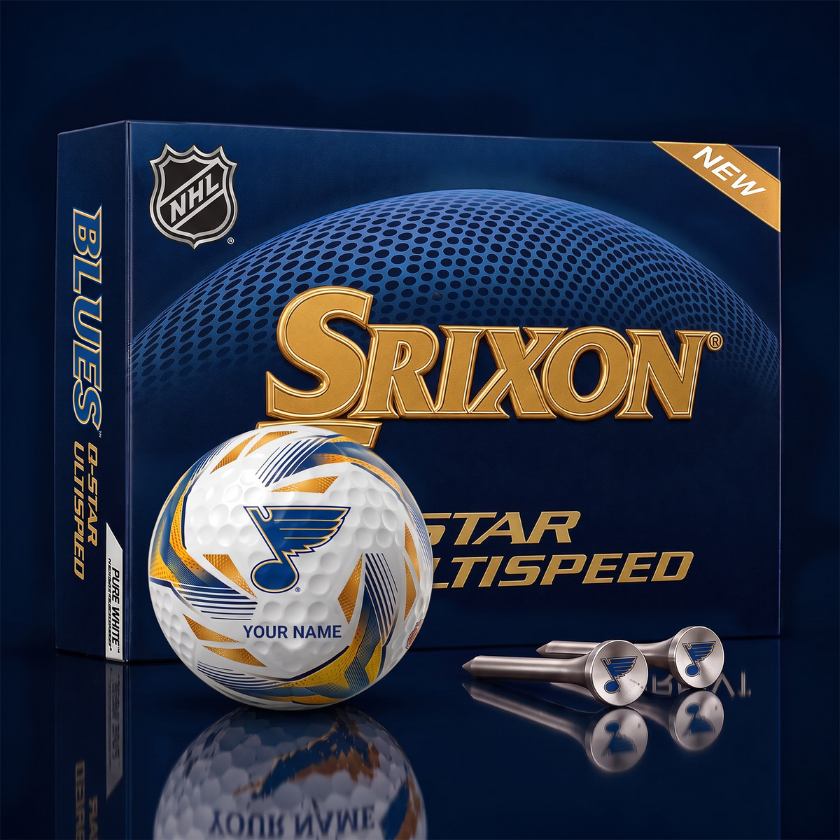 SLB_NHL  Fan Signature Golf Ball Set  Personalized Edition