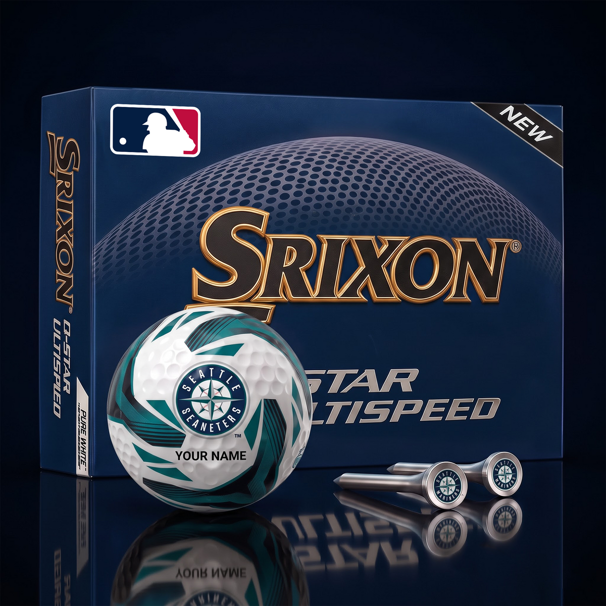 SM x MLB Football Fan Signature Golf Ball Set Personalized Edition