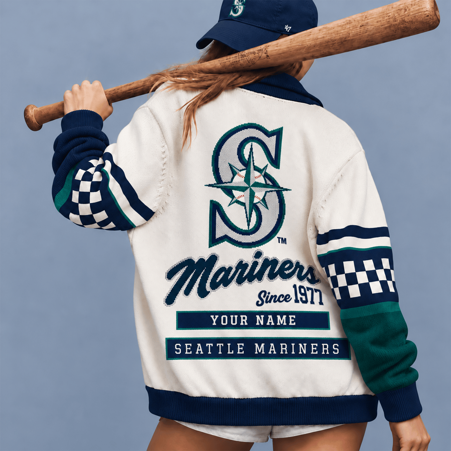 SM X MLB Premium Cardigan Jaket Personalized Gift For Fan Baseball Men Women - Limited Edition