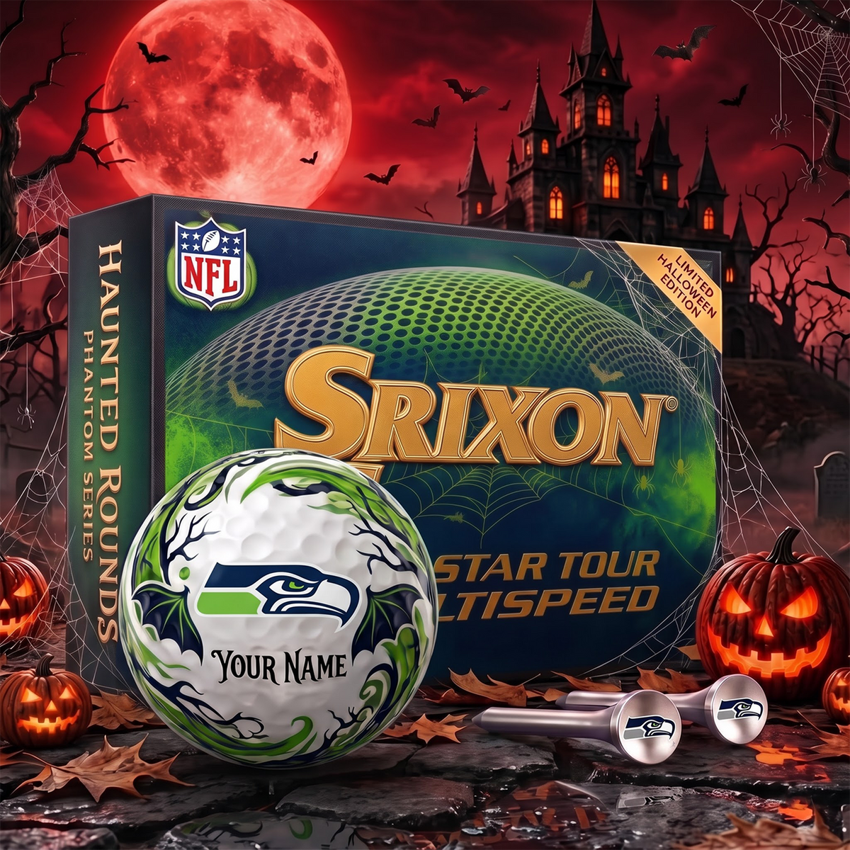 SS_Premium NFL Halloween Golf Ball Limited Edition